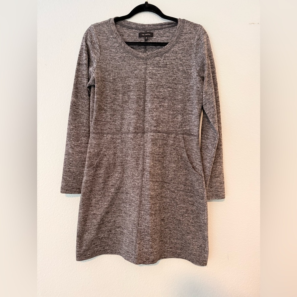 The Limited Charcoal Heather Long sleeve dress Size Medium